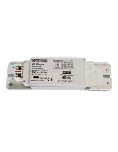 Vossloh 172436 fuente de alimentación ln36 824 41x28x60150-140 1x32//36//38w 2x18w 230v 50hz